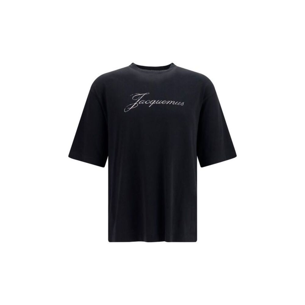 Jacquemus Black Cotton Men's T-Shirt